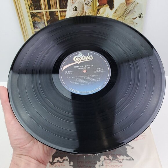 Cheap Trick Dream Police Vinyl Record 1979 FE 35773 Sterling Original LP EX - Picture 4 of 12